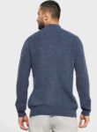 Robert Wood Quarter Zip Neck Knit Sweater 1