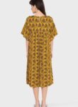 The Vanca Printed Wide Sleeve Dress (1)